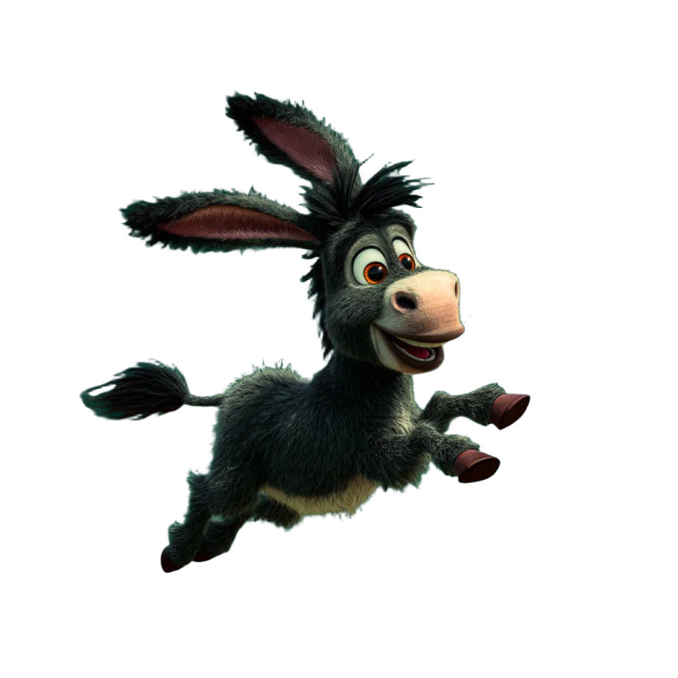 Flying Donkey Vinyl Car Decal Sticker – Waterproof & UV-Resistant 8"