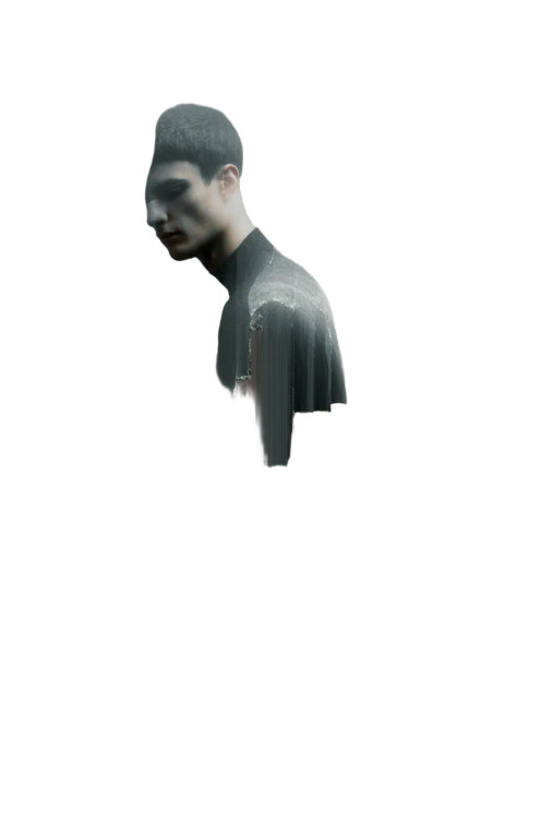 Glitch Men Vinyl Car Decal Sticker – Waterproof & UV-Resistant 8"