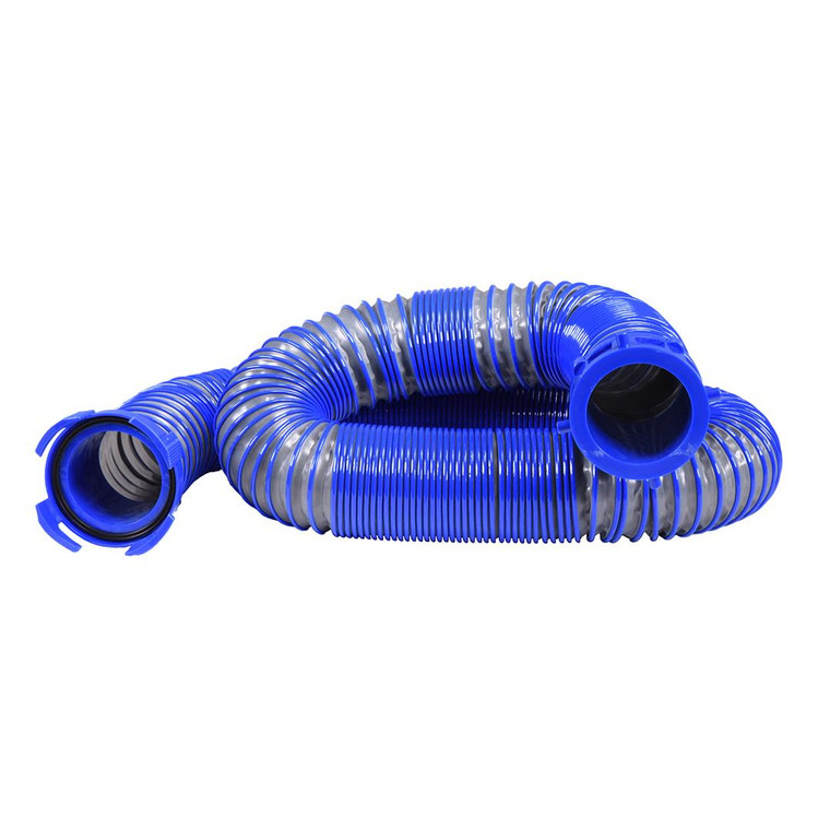 Duraflex Gator Sewer Hose | 24-Mil Polypropylene | Secure Leak-Proof Fittings | UV Resistant | 10ft Extended Length