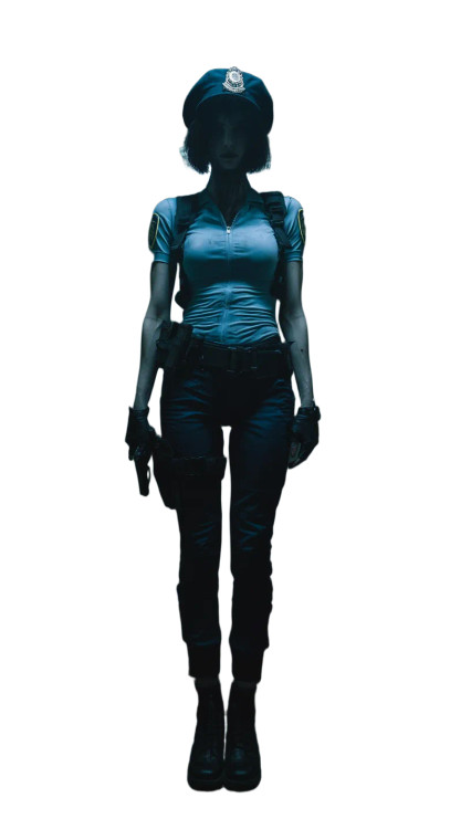 Brave Tactical Woman Vinyl Car Decal Sticker – Waterproof & UV-Resistant 8"