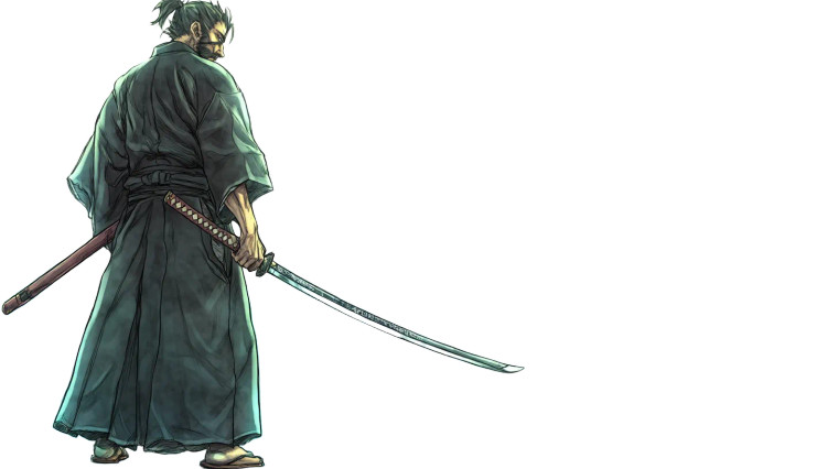 Lone Swordsman V2 Vinyl Car Decal Sticker – Waterproof & UV-Resistant 8"