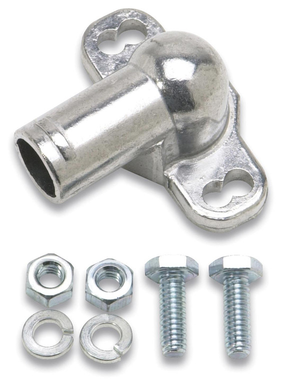 Upgrade your OEM setup with Edelbrock Chrome Aluminum Elbow Fitting | Made for easy bolt-on installation