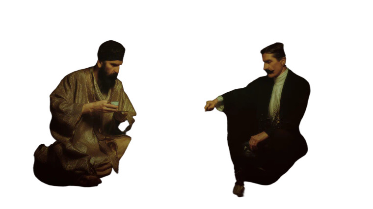 Historical Figures Tea Vinyl Car Decal Sticker – Waterproof & UV-Resistant 8"