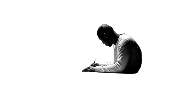 Silhouette Writing Vinyl Car Decal Sticker – Waterproof & UV-Resistant 8"