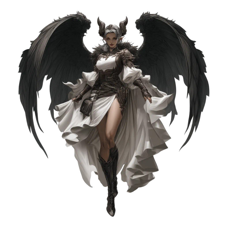 Nightmare Goddess Vinyl Car Decal Sticker – Waterproof & UV-Resistant 8"