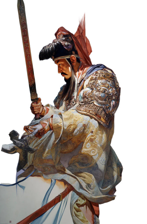 Heroic Leader Portrait Vinyl Car Decal Sticker – Waterproof & UV-Resistant 8"