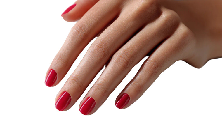 Elegant Red Nails V2 Vinyl Car Decal Sticker – Waterproof & UV-Resistant 8"