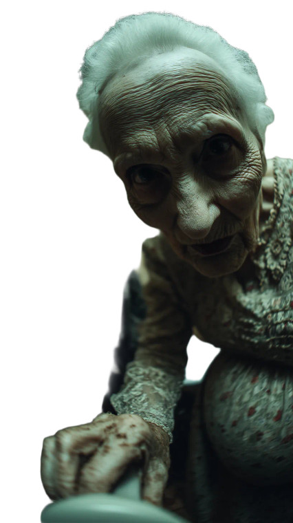 Eerie Bathroom Scene Vinyl Car Decal Sticker – Waterproof & UV-Resistant 8"