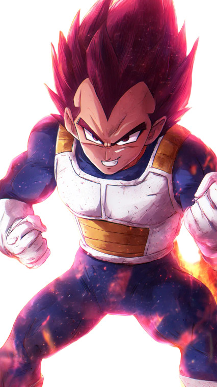 Fierce Saiyan Warrior V2 Vinyl Car Decal Sticker – Waterproof & UV-Resistant 8"