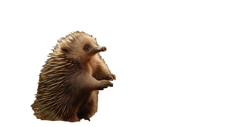 Singing Echidna Pianist Vinyl Car Decal Sticker – Waterproof & UV-Resistant 8"