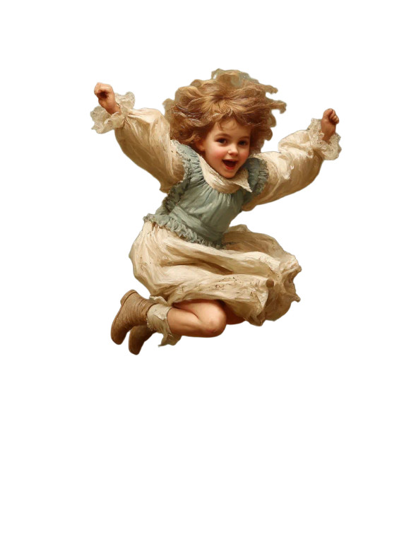 Jumping For Joy Vinyl Car Decal Sticker – Waterproof & UV-Resistant 8"