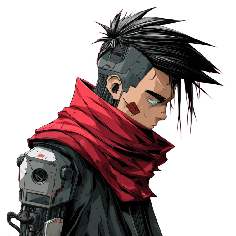 Cyberpunk Hero V3 Vinyl Car Decal Sticker – Waterproof & UV-Resistant 8"