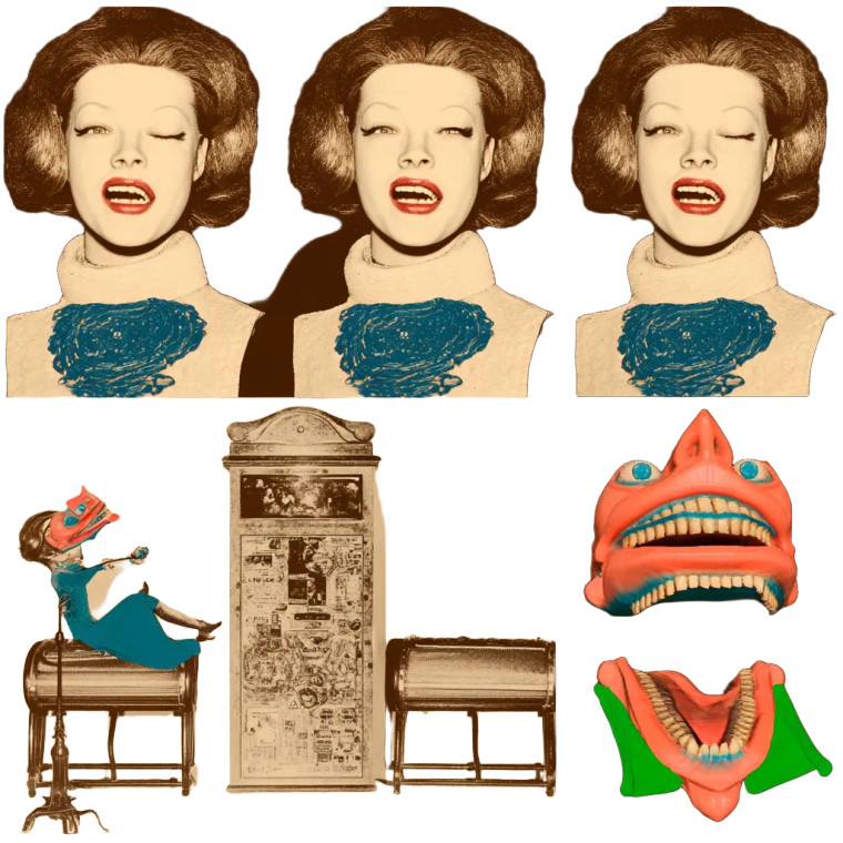 Two-Headed Woman V2 Vinyl Car Decal Sticker – Waterproof & UV-Resistant 8"