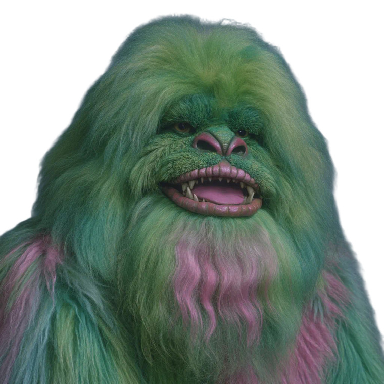 Colourful Cryptid Portrait Vinyl Car Decal Sticker – Waterproof & UV-Resistant 8"