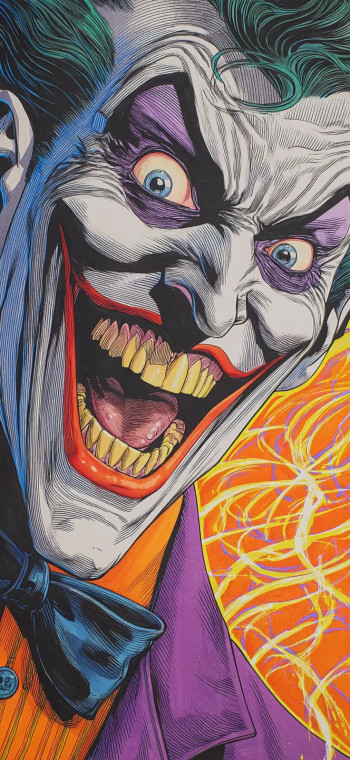 The Joker Laughing V2 Vinyl Car Decal Sticker – Waterproof & UV-Resistant 8"