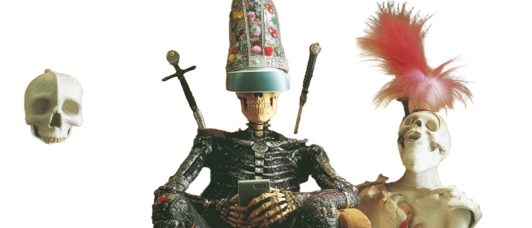 Skeleton King Vr Vinyl Car Decal Sticker – Waterproof & UV-Resistant 8"