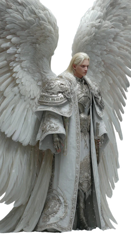 Handsome Angel V2 Vinyl Car Decal Sticker – Waterproof & UV-Resistant 8"