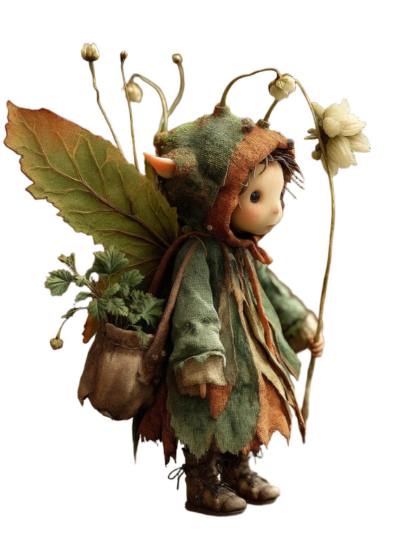 Plant Fairy Vinyl Car Decal Sticker – Waterproof & UV-Resistant 8"