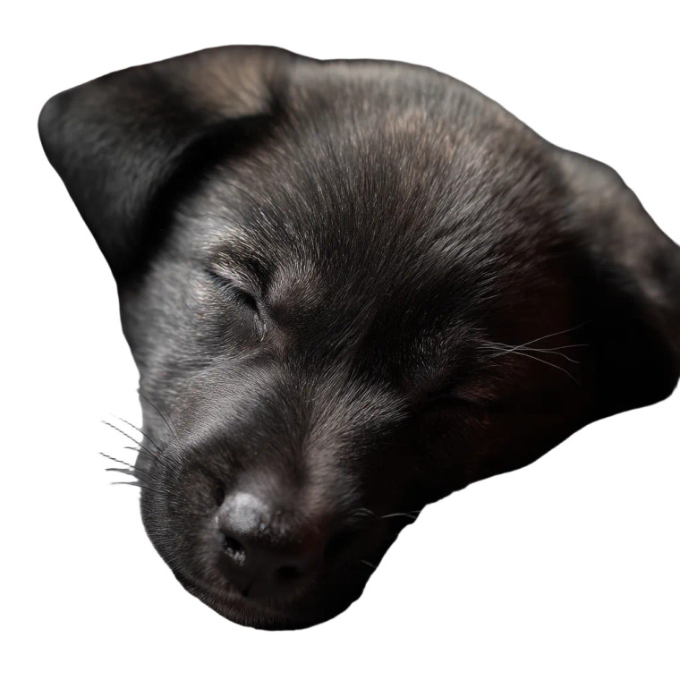 Sleeping Puppy V2 Vinyl Car Decal Sticker – Waterproof & UV-Resistant 8"