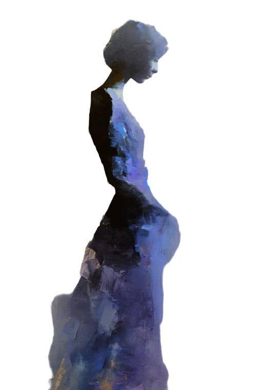 Mystical Woman Silhouette Vinyl Car Decal Sticker – Waterproof & UV-Resistant 8"