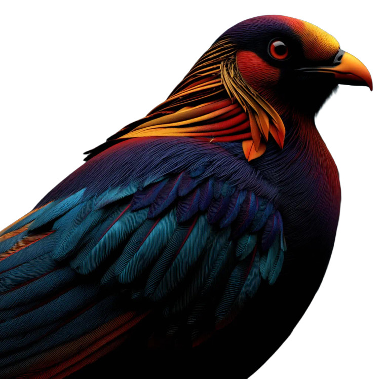 Divine Avian Guardian Vinyl Car Decal Sticker – Waterproof & UV-Resistant 8"