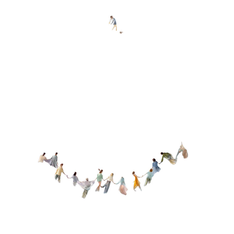 Global Unity Circle Vinyl Car Decal Sticker – Waterproof & UV-Resistant 8"