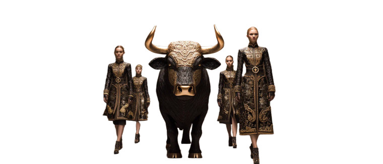 Luxury Fashion Bull Vinyl Car Decal Sticker – Waterproof & UV-Resistant 8"