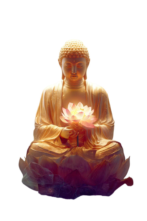 Meditating Buddha V5 Vinyl Car Decal Sticker – Waterproof & UV-Resistant 8"