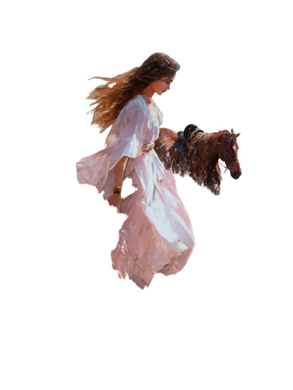 Romantic Pastel Walk Vinyl Car Decal Sticker – Waterproof & UV-Resistant 8"