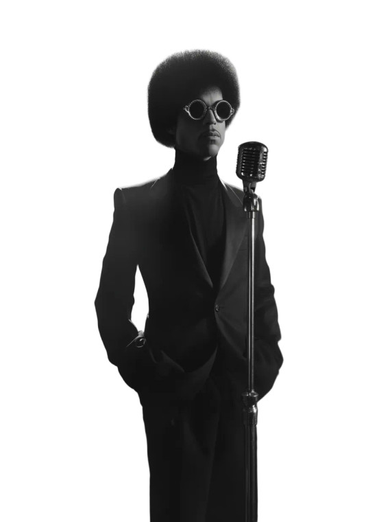 Prince Noir Portrait Vinyl Car Decal Sticker – Waterproof & UV-Resistant 8"