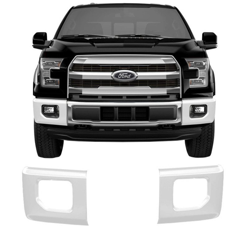 Upgrade Your Ford F-150 Bumper with Gloss White ABS Cover | Protect Against Scratches and Rust | Easy DIY Installation