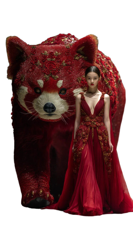 Elegant Couture Fantasy Vinyl Car Decal Sticker – Waterproof & UV-Resistant 8"