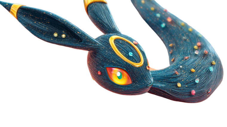 Pokemon Umbreon Vinyl Car Decal Sticker – Waterproof & UV-Resistant 8"