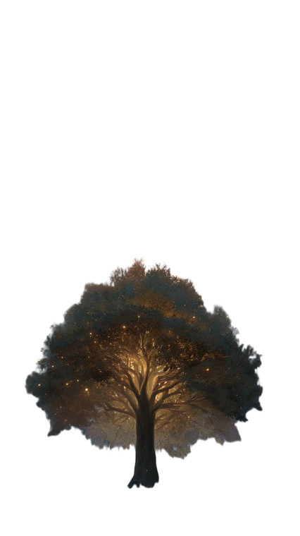 Astral Tree Vinyl Car Decal Sticker – Waterproof & UV-Resistant 8"