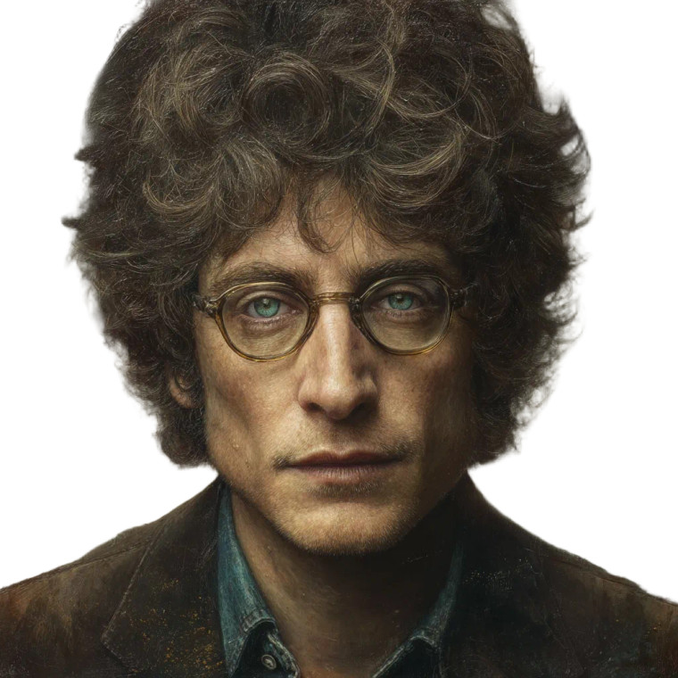 Dylan-Lennon Portrait Vinyl Car Decal Sticker – Waterproof & UV-Resistant 8"