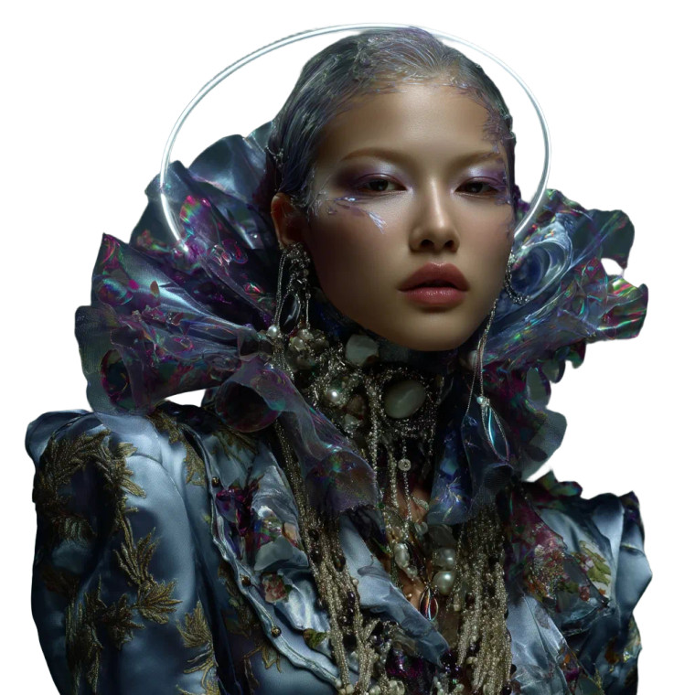 Futuristic Fashion Icon V16 Vinyl Car Decal Sticker – Waterproof & UV-Resistant 8"