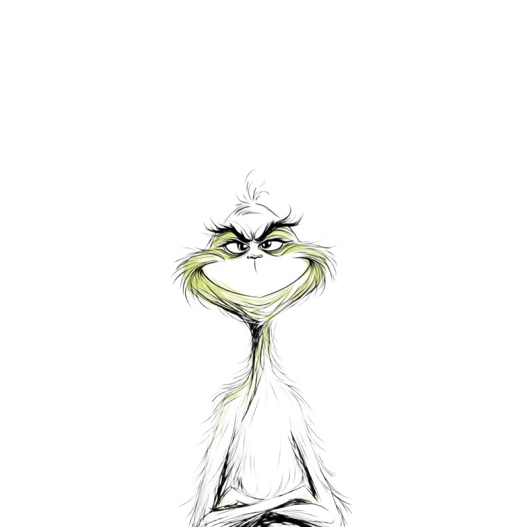 Chill Grinch Mugshot Vinyl Car Decal Sticker – Waterproof & UV-Resistant 8"