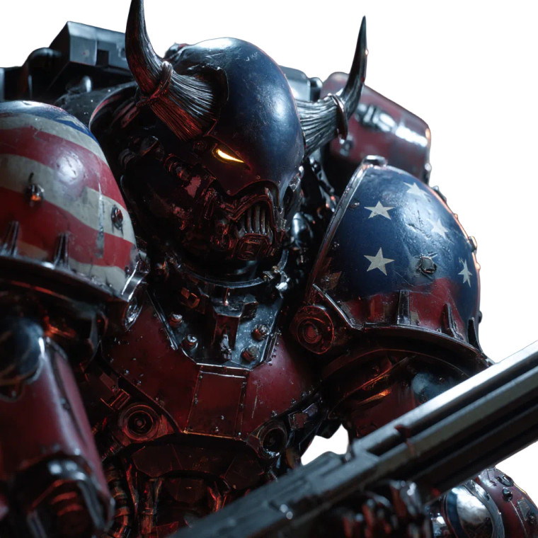 Helldiver Enforcer Vinyl Car Decal Sticker – Waterproof & UV-Resistant 8"