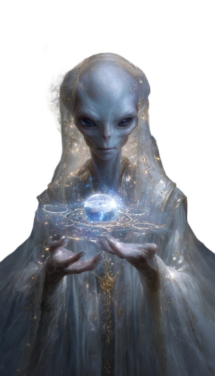 Elegant Grey Alien Vinyl Car Decal Sticker – Waterproof & UV-Resistant 8"