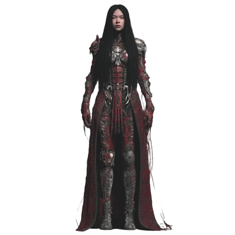 Medieval Symbiotic Witch Vinyl Car Decal Sticker – Waterproof & UV-Resistant 8"