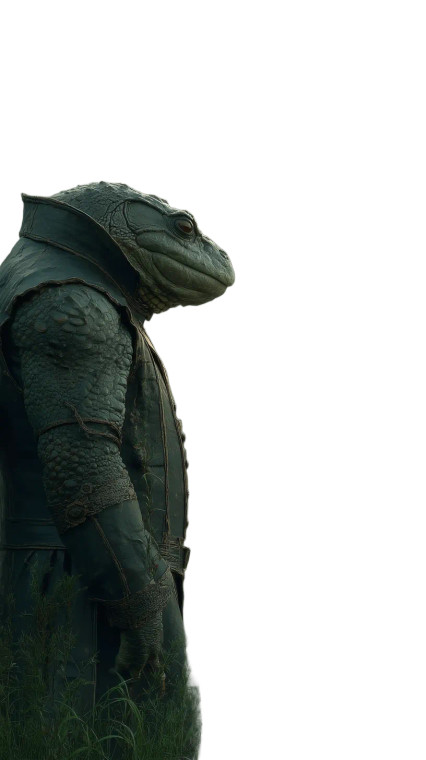 Frog-Snake Humanoid Vinyl Car Decal Sticker – Waterproof & UV-Resistant 8"