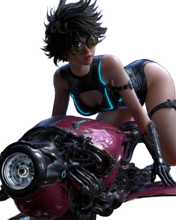 Anime Bounty Hunter Vinyl Car Decal Sticker – Waterproof & UV-Resistant 8"