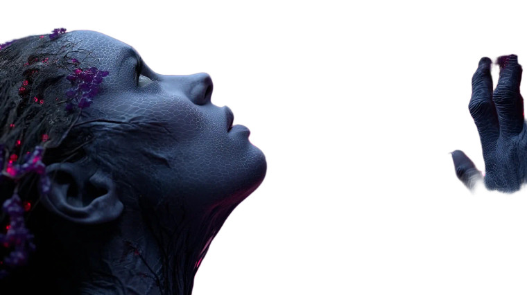 Glowing Android Encounter Vinyl Car Decal Sticker – Waterproof & UV-Resistant 8"