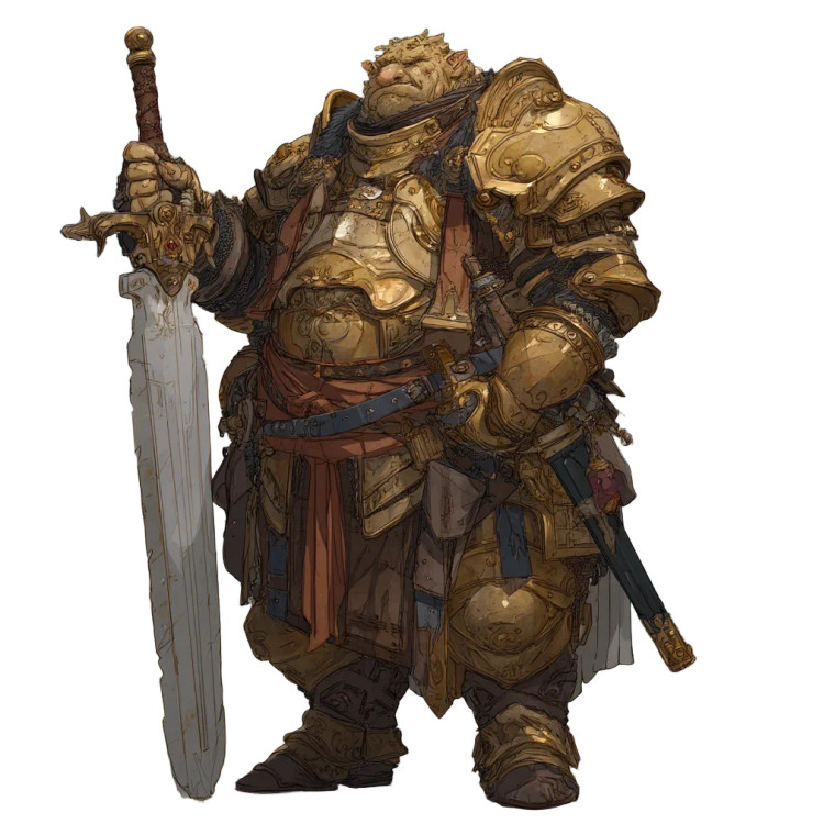Armored Ogre Warrior V3 Vinyl Car Decal Sticker – Waterproof & UV-Resistant 8"