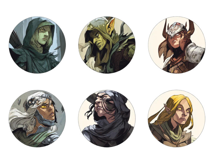 Shadowdark Thieves Vinyl Car Decal Sticker – Waterproof & UV-Resistant 8"