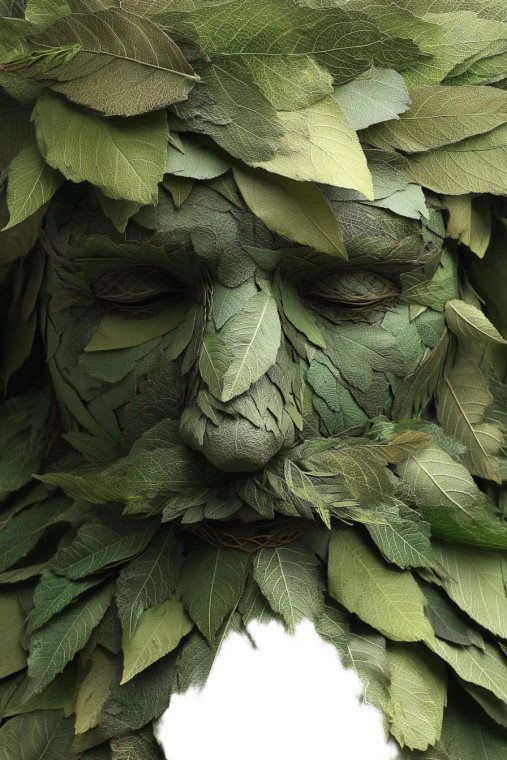 Green Man Vinyl Car Decal Sticker – Waterproof & UV-Resistant 8"