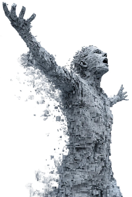 God Of Voxels Vinyl Car Decal Sticker – Waterproof & UV-Resistant 8"
