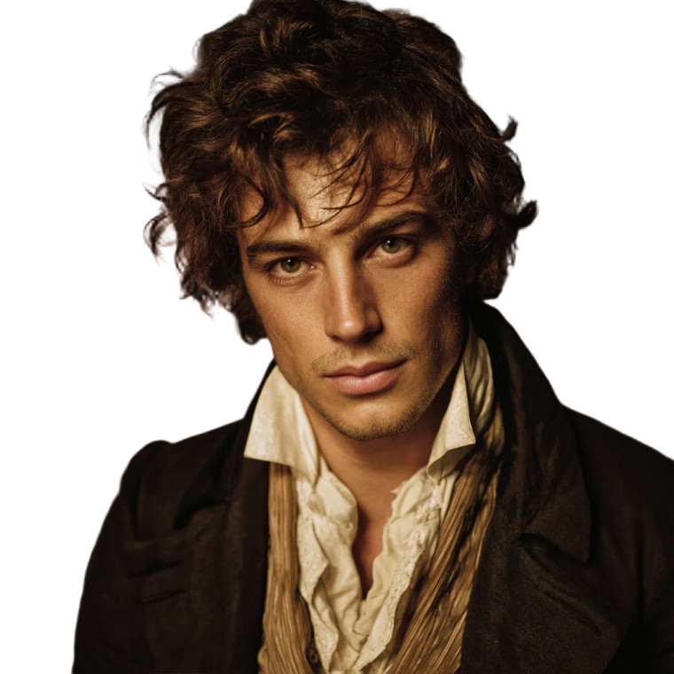 Regency-Era Man Vinyl Car Decal Sticker – Waterproof & UV-Resistant 8"