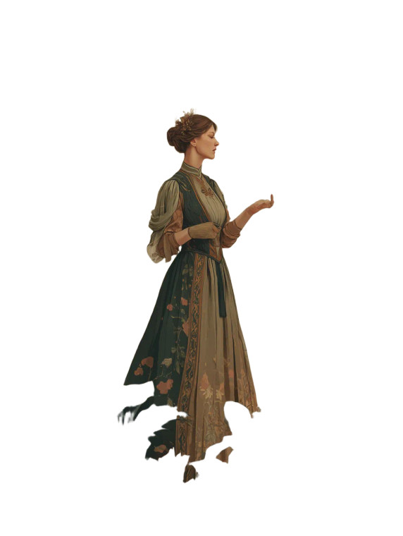 Fae Queen & Dragon Vinyl Car Decal Sticker – Waterproof & UV-Resistant 8"