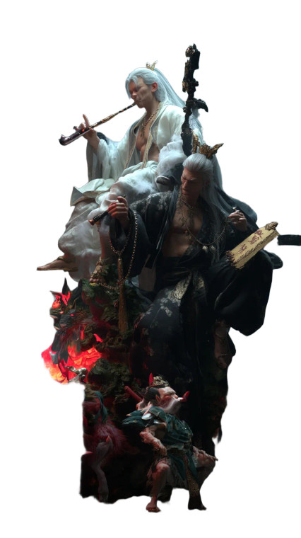 Underworld Deities Court Vinyl Car Decal Sticker – Waterproof & UV-Resistant 8"